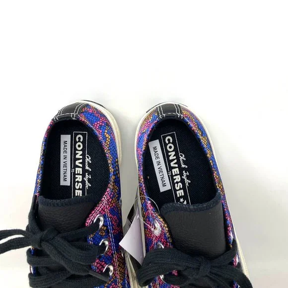 Converse CHUNK 70 OX Blue Pink Egret Canvas Low Top Sneaker Women's Size 570265C - Picture 3 of 11